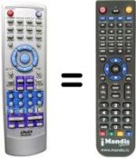 Replacement remote control REMCON721