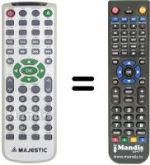 Replacement remote control REMCON187