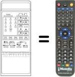 Replacement remote control EUR51244