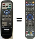 Replacement remote control Panasonic TH-42PW3