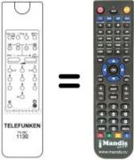 Télécommande équivalente REMCON341