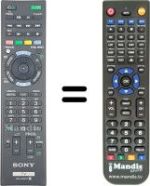 Télécommande équivalente Sony KDL46EX725