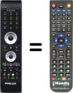 Télécommande équivalente Finlux 42FLHD800