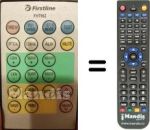 Replacement remote control Firstline Fht962