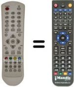 Replacement remote control Telesystem 40ORUM