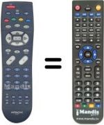 Télécommande équivalente Hitachi CL32WF720AN