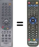 Télécommande équivalente Humax RS-503