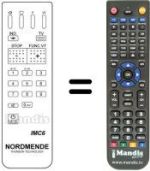 Replacement remote control NordMende GALAXY 36XP