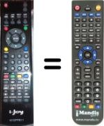 Télécommande équivalente i-Joy IDI32PPB11