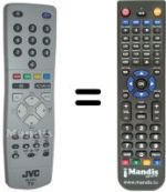 Replacement remote control JVC RM-C1514