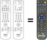 Mando a distancia equivalente Sony KV-32DS65U
