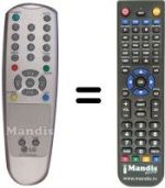 Replacement remote control LG 6710V00044H