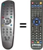 Replacement remote control LG 6710V00044K
