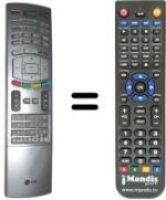 Replacement remote control LG 6710V00151E