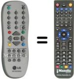 Mando a distancia equivalente LG MKJ30036802