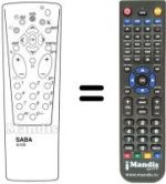 Télécommande équivalente REMCON646