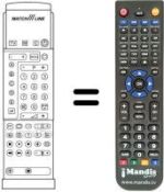 Replacement remote control REMCON259