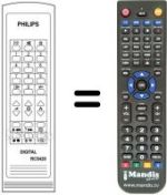 Replacement remote control Radiola REMCON035