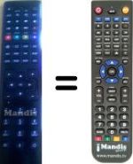 Replacement remote control Medion P17103