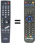 Télécommande équivalente Metz 55TK36VT / STEREO