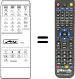 Mando a distancia equivalente Metz MECATRON 7603