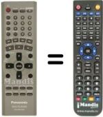 Replacement remote control REMCON1325