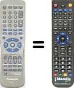 Télécommande équivalente Panasonic NV-FJ420