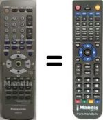 Télécommande équivalente Panasonic N2QAKB000007