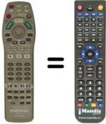 Replacement remote control Samsung R3000