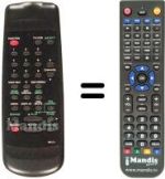 Replacement remote control Funai 17A-211