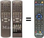Replacement remote control REMCON1362