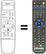 Télécommande équivalente National REMCON014
