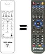 Télécommande équivalente REMCON611