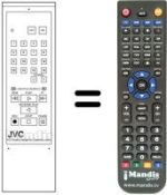 Replacement remote control JVC PU11099Q