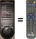 Télécommande équivalente Panasonic VEQ1014