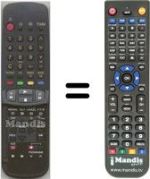 Replacement remote control Panasonic EUR51927