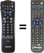 Télécommande équivalente Philips 32PW8506 / 12R