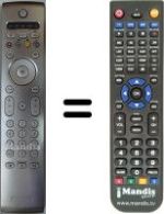 Télécommande équivalente Philips 30PF9975 / 12
