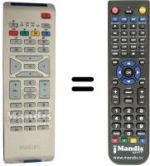 Télécommande équivalente Philips 32PF3302 / 10