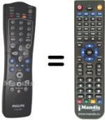 Mando a distancia equivalente Philips 21PV688 / 39