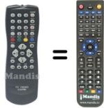 Télécommande équivalente Philips 862266712201