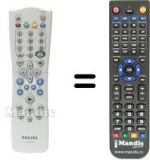 Replacement remote control Philips 21PV908 / 39