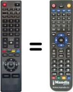 Replacement remote control Q.BELL QT3010D20