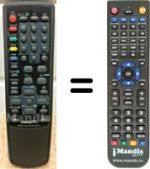 Mando a distancia equivalente RCR-35F19