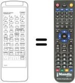 Télécommande équivalente RC37