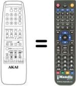 Télécommande équivalente Mitsubishi RC81A