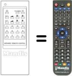 Télécommande équivalente RC-K144