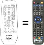 Télécommande équivalente RC-X176E
