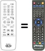 Télécommande équivalente Akai VS-G765SEG