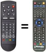 Replacement remote control RC00111P